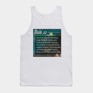 40 RULES OF LOVE - 11 Tank Top